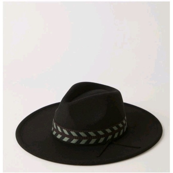 Free People Kimi Rancher Hat Black OS NWOT